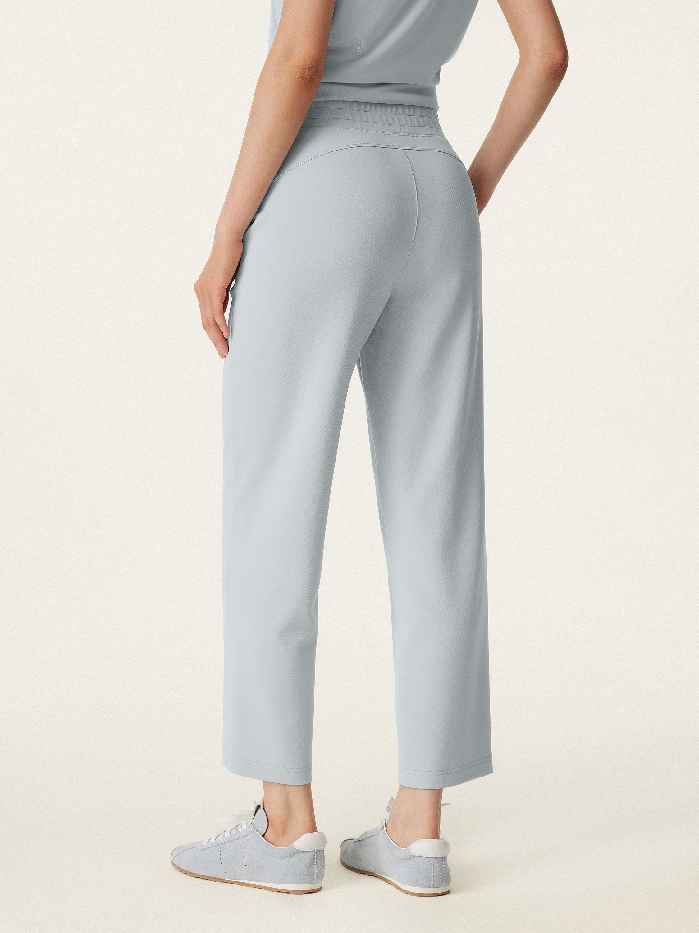 Mid Rise Pull-on Tapered Pant with Pockets - Image 8