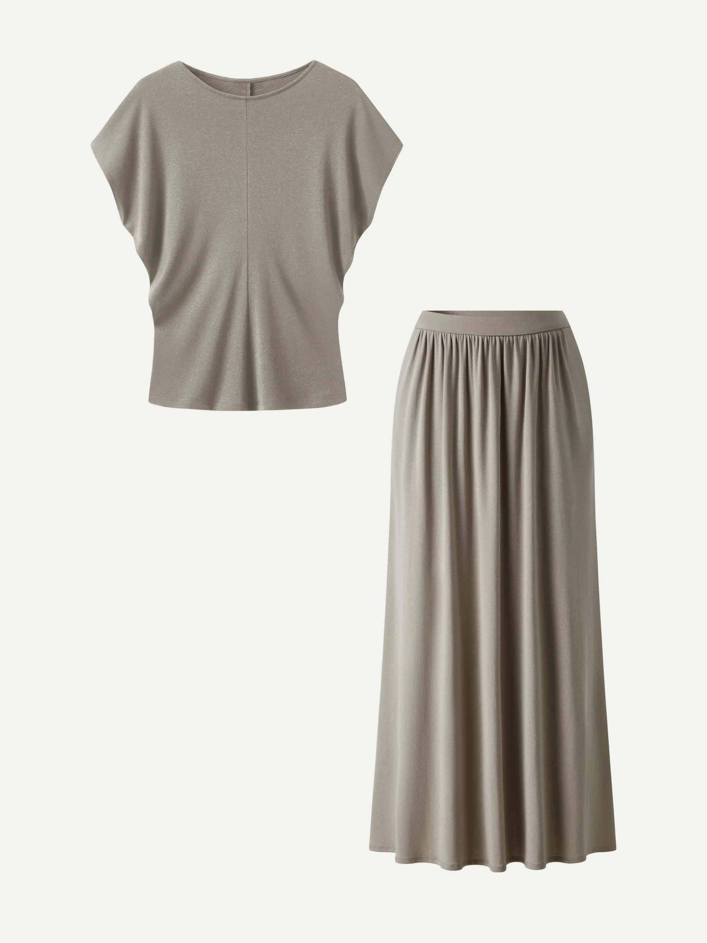 Linen-Blend Round Neck Relaxed Summer Top - Image 7