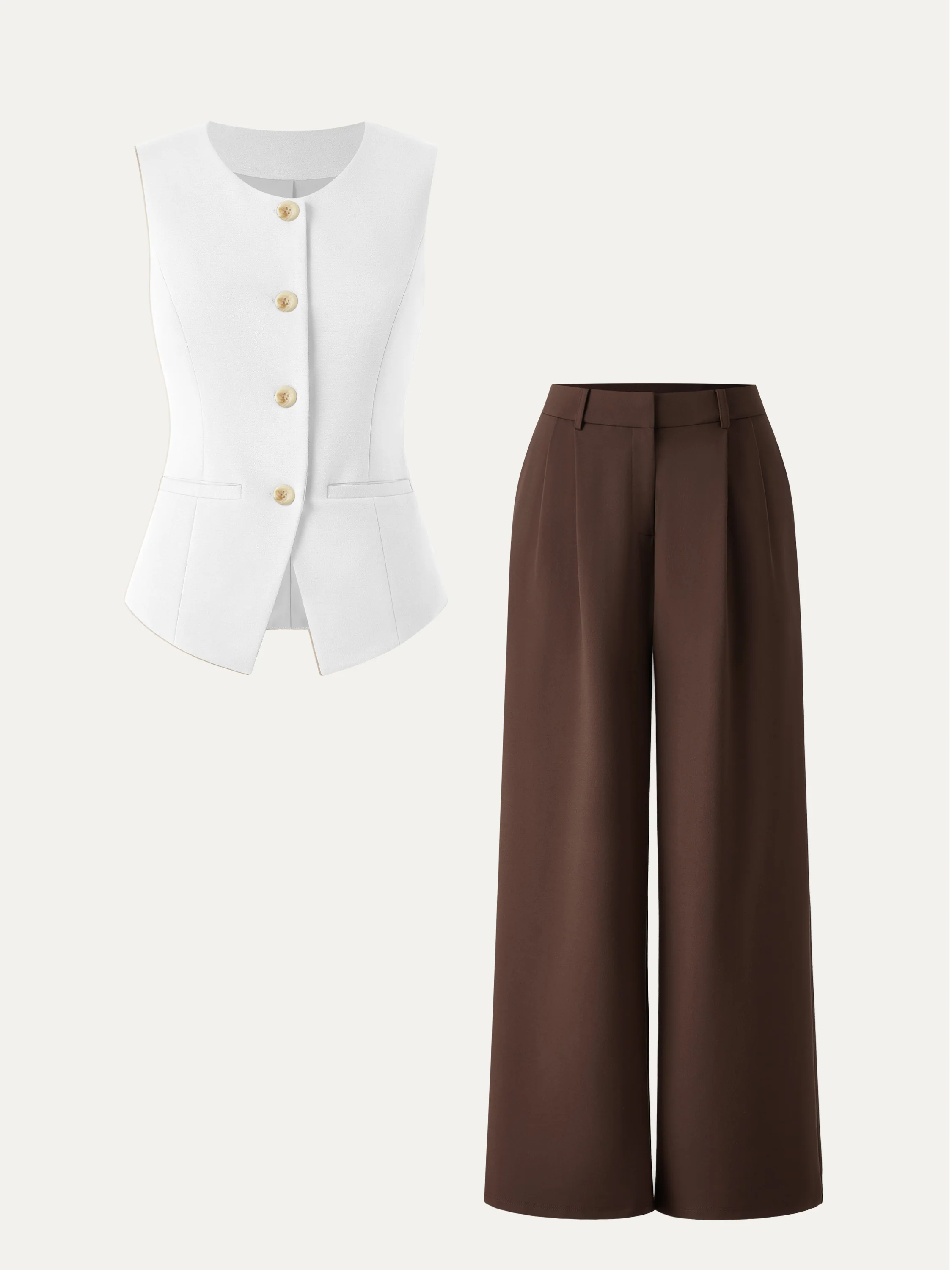 Office Staple Waistcoat with Pockets - Image 5