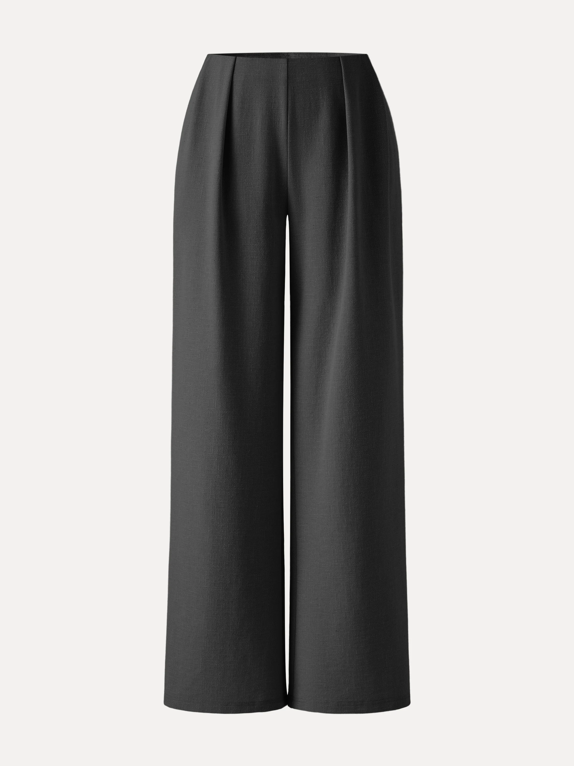 Airy Stretch Linen Wide Flare Pant with Pockets - Image 15