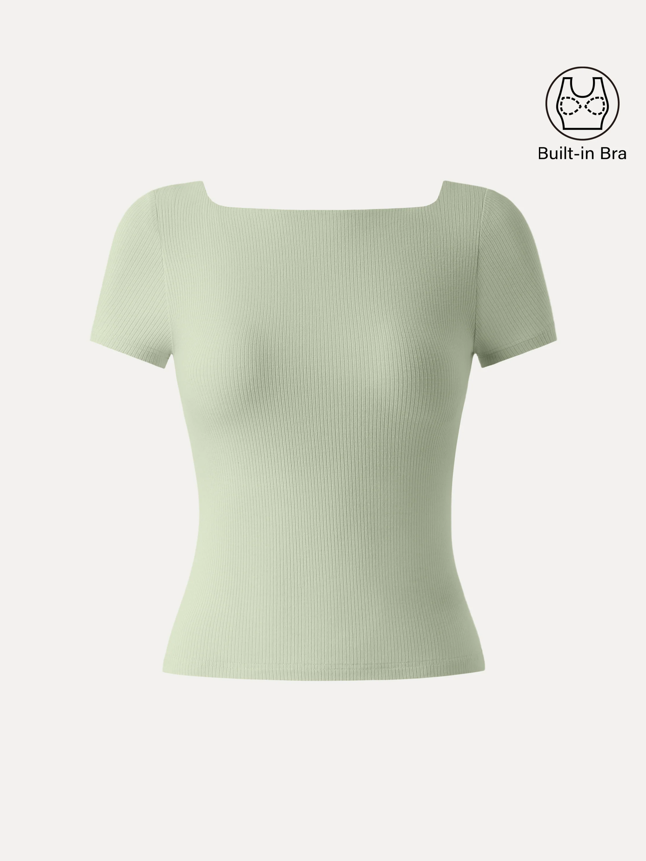 Cooling Ribbed Open Back Summer Bra Top - Image 10