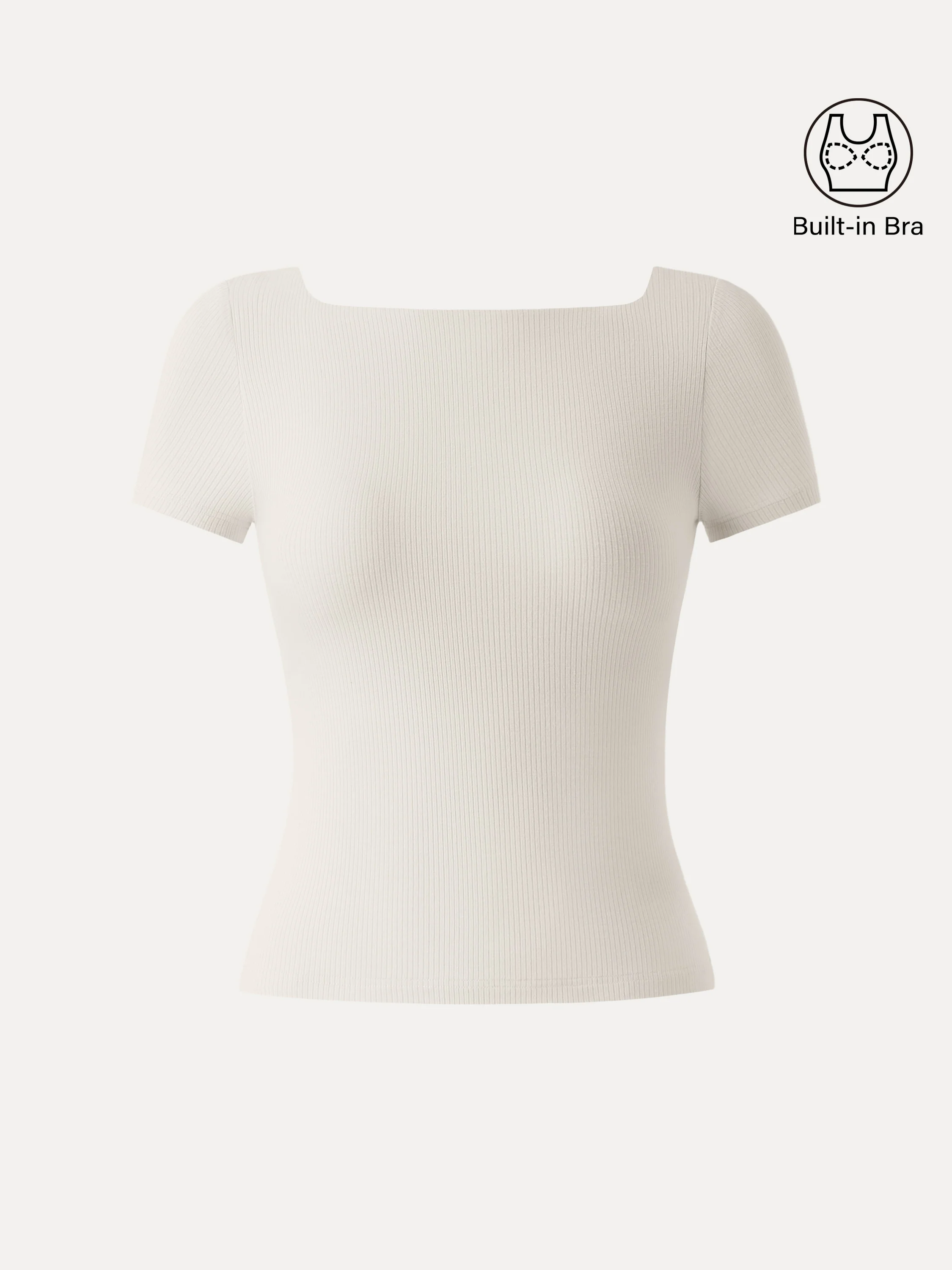 Cooling Ribbed Open Back Summer Bra Top - Image 9