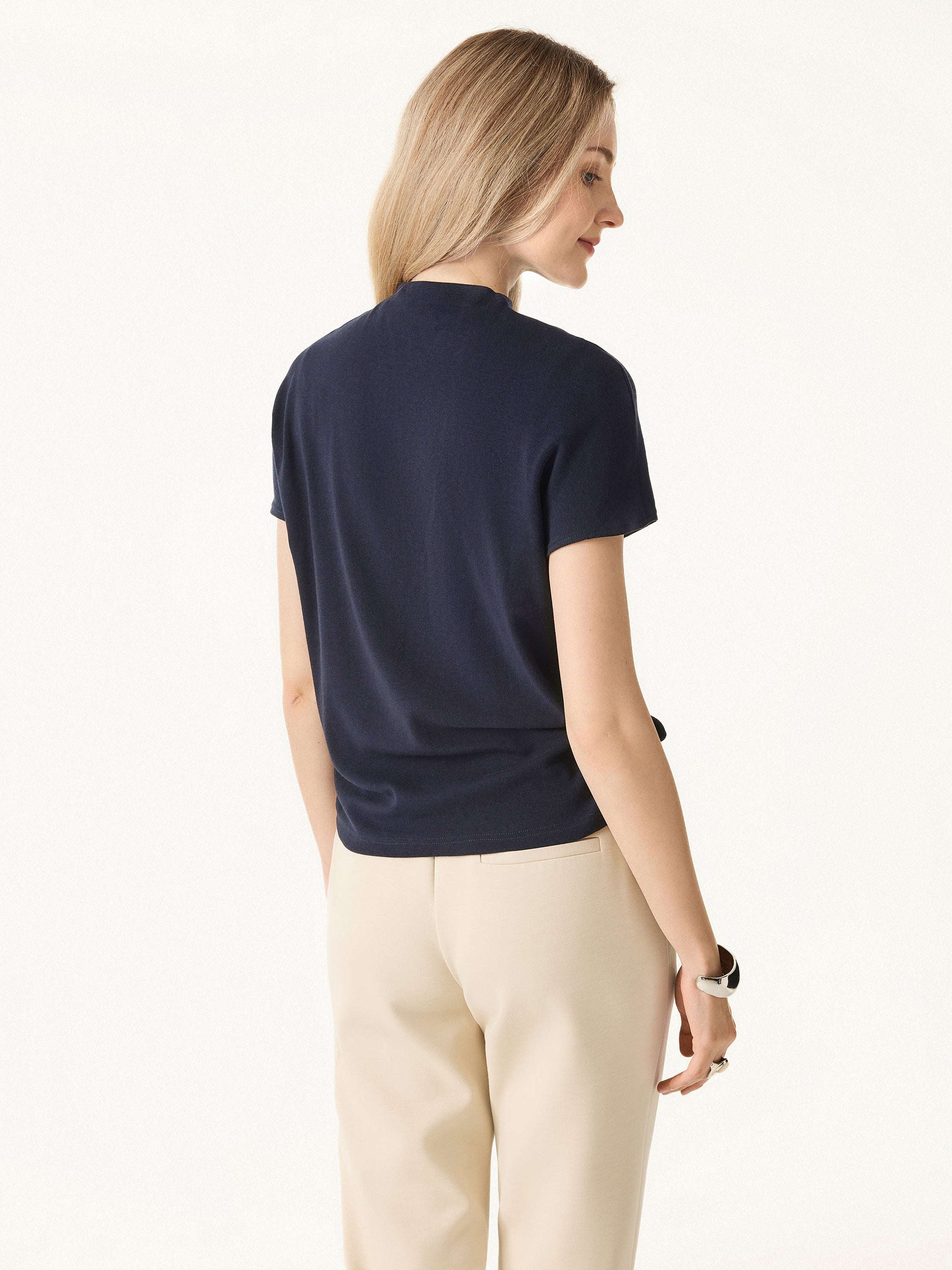 Essential Mockneck Short sleeves Bra Top - Image 15