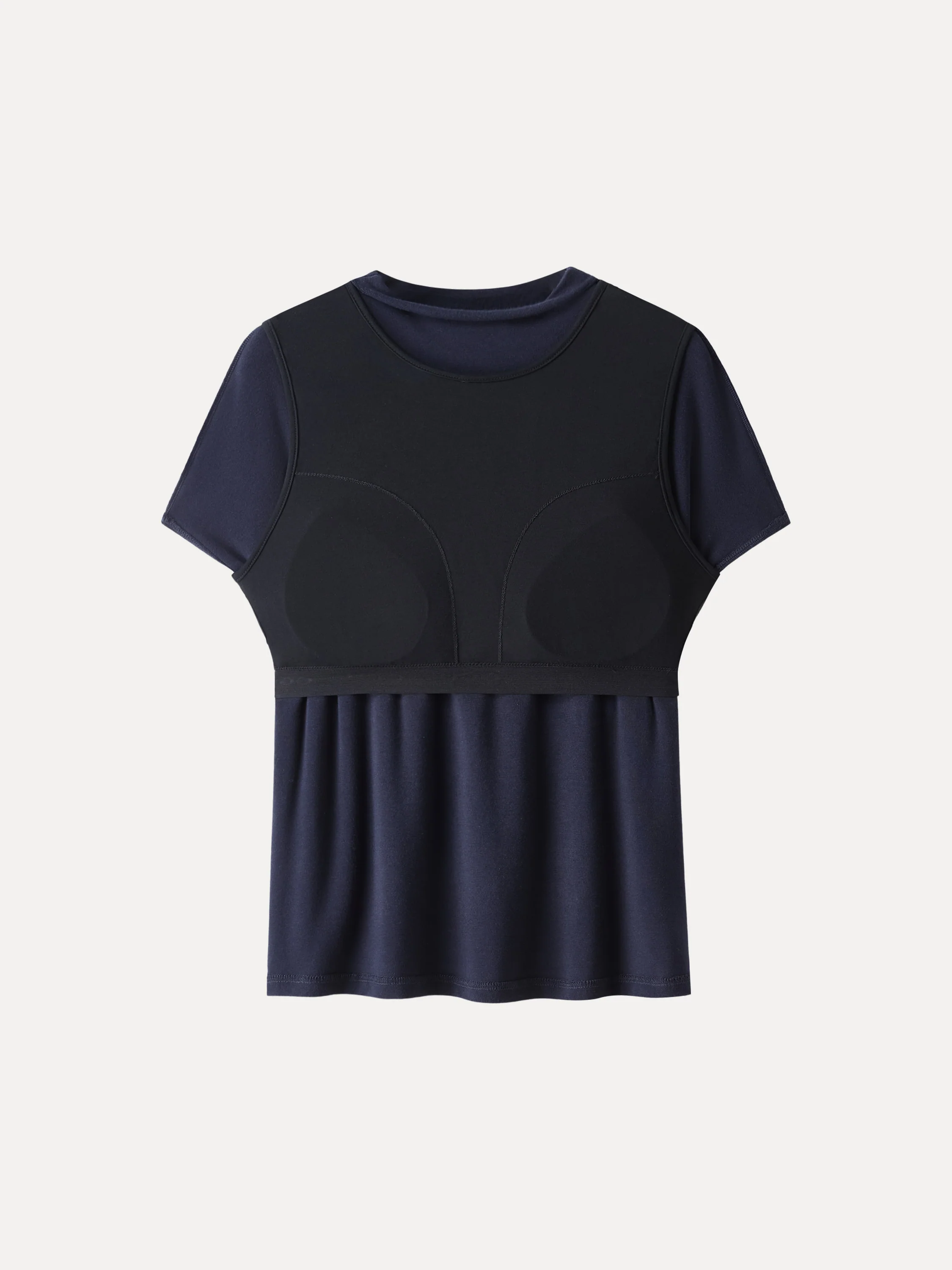 Essential Mockneck Short sleeves Bra Top - Image 4