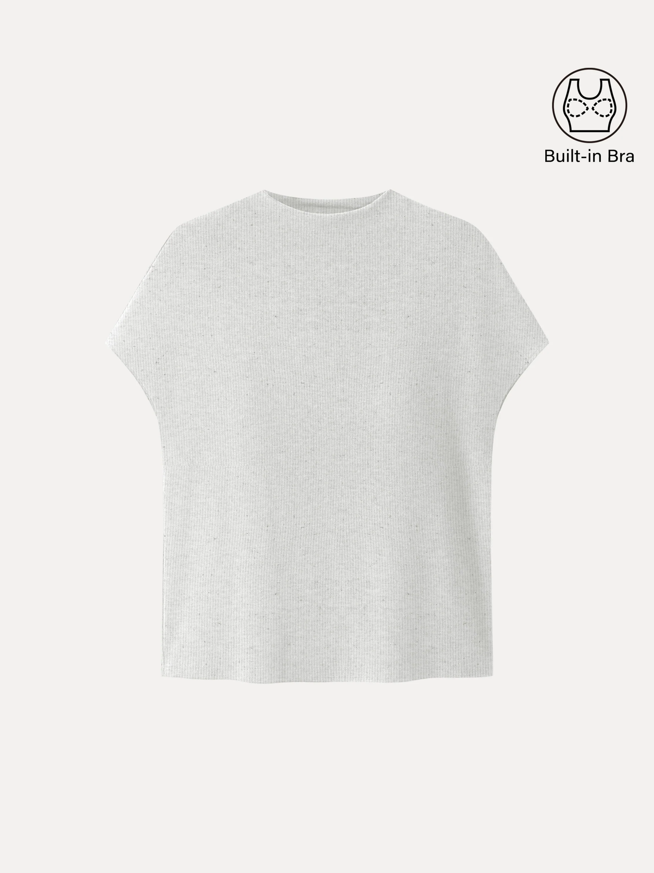 Essential Mockneck Short sleeves Bra Top - Image 5