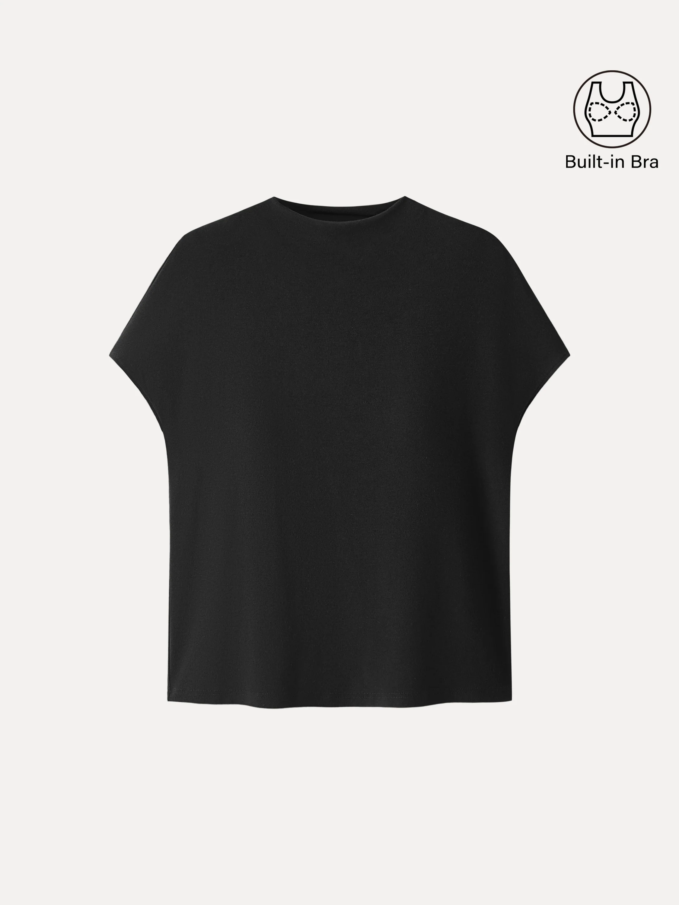 Essential Mockneck Short sleeves Bra Top - Image 7