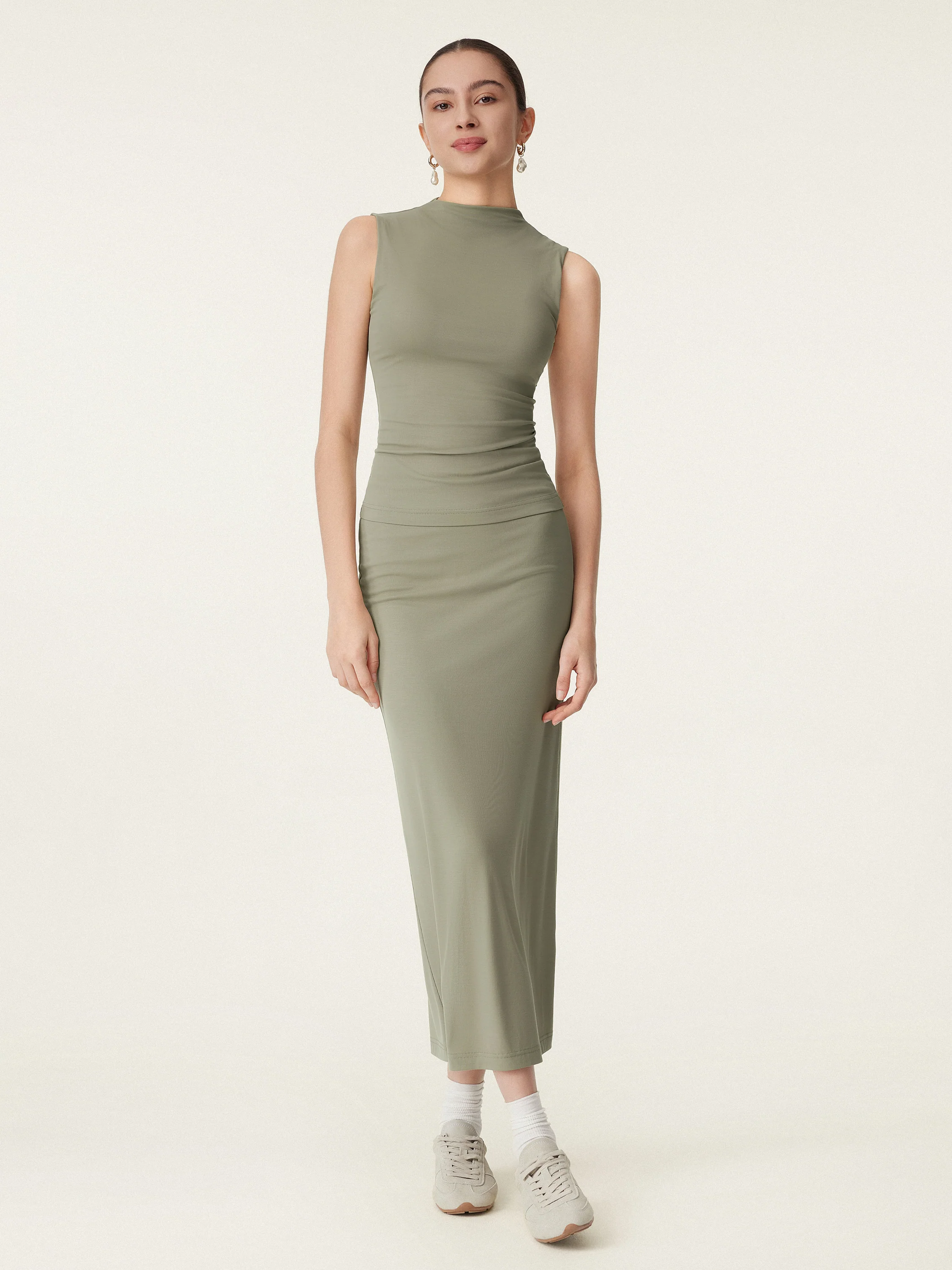 Mockneck New Airy Bra Tank - Image 4
