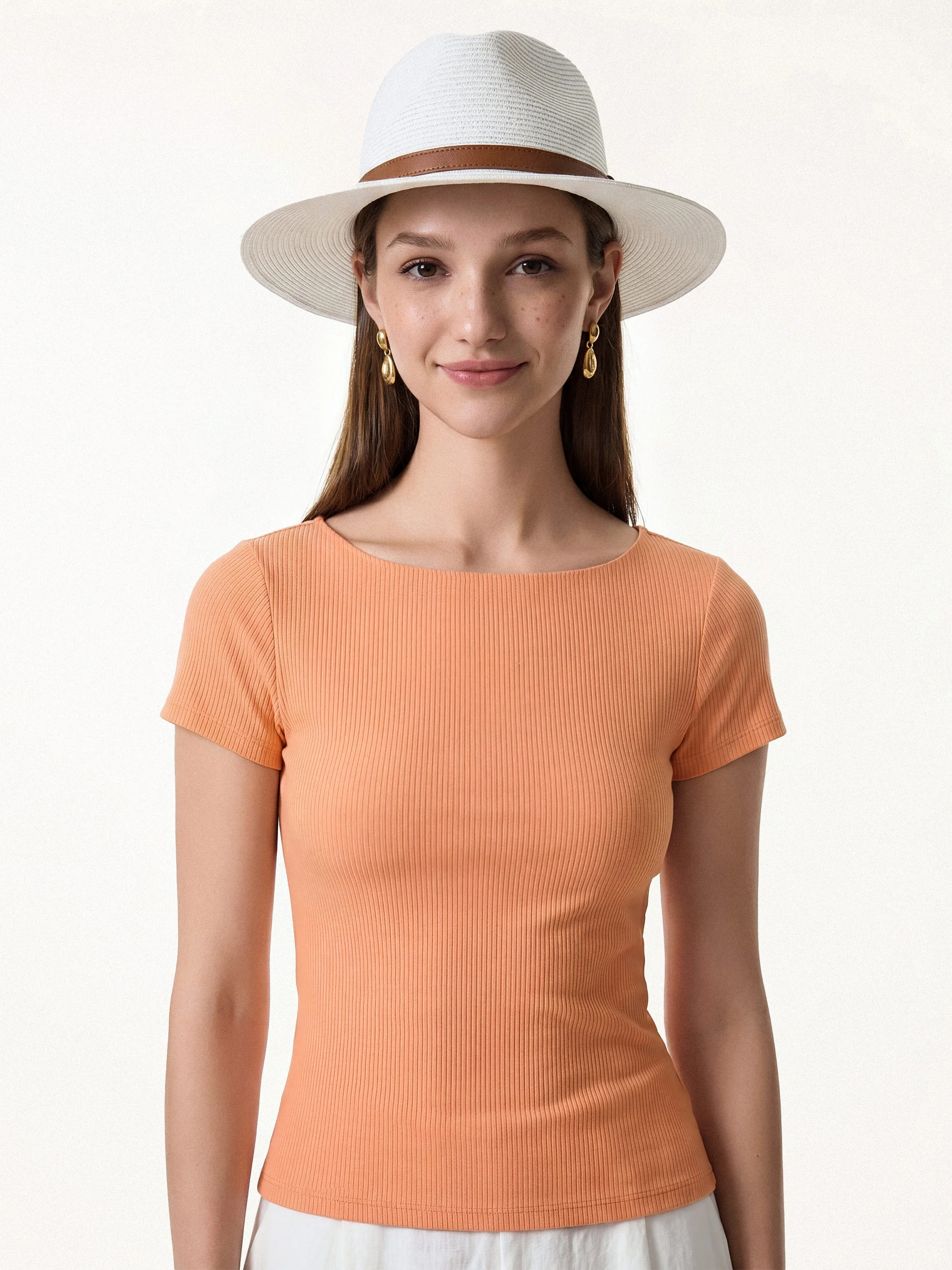 Ribbed Open Back Summer Bra Top - Image 14
