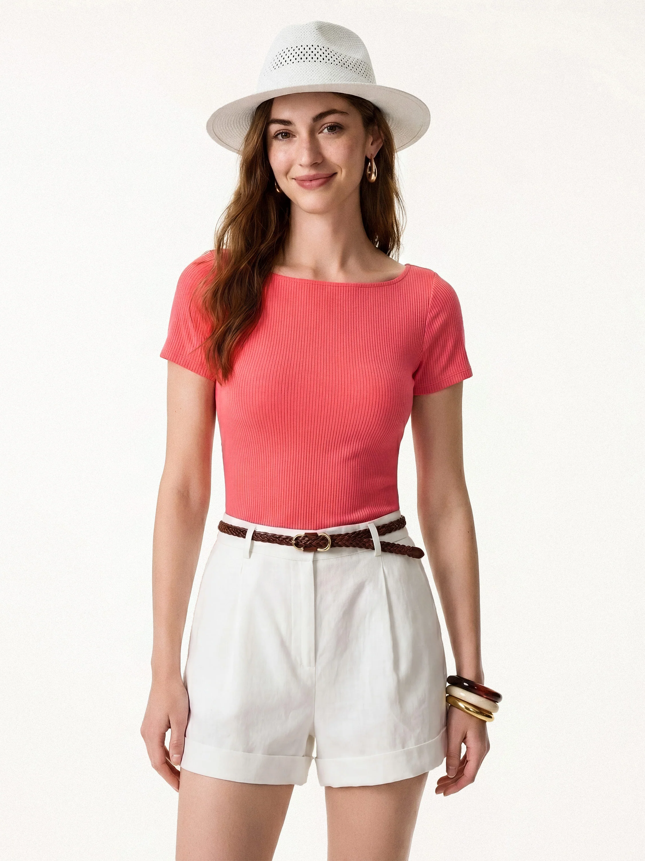 Ribbed Open Back Summer Bra Top - Image 16