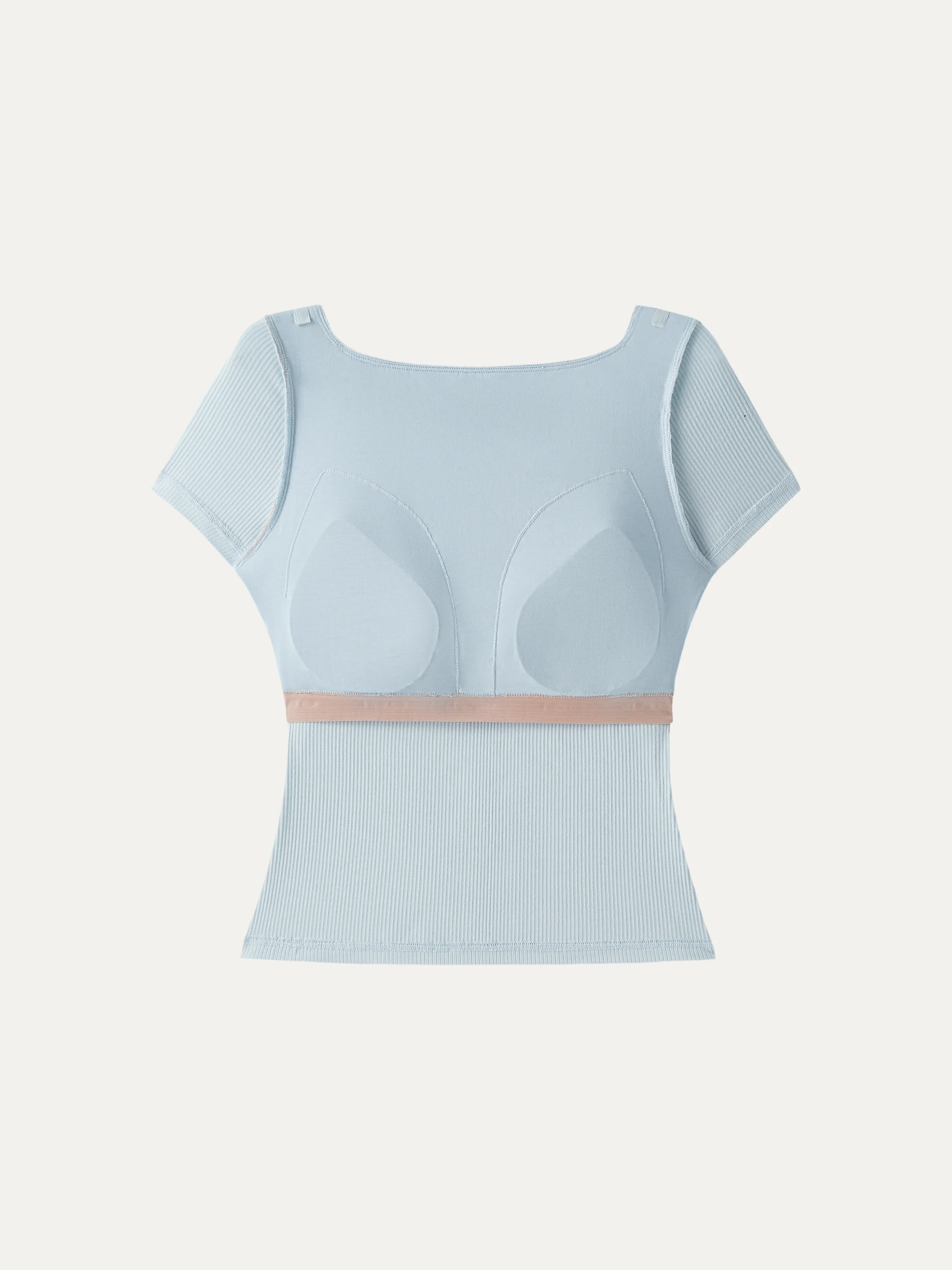 Ribbed Open Back Summer Bra Top - Image 6