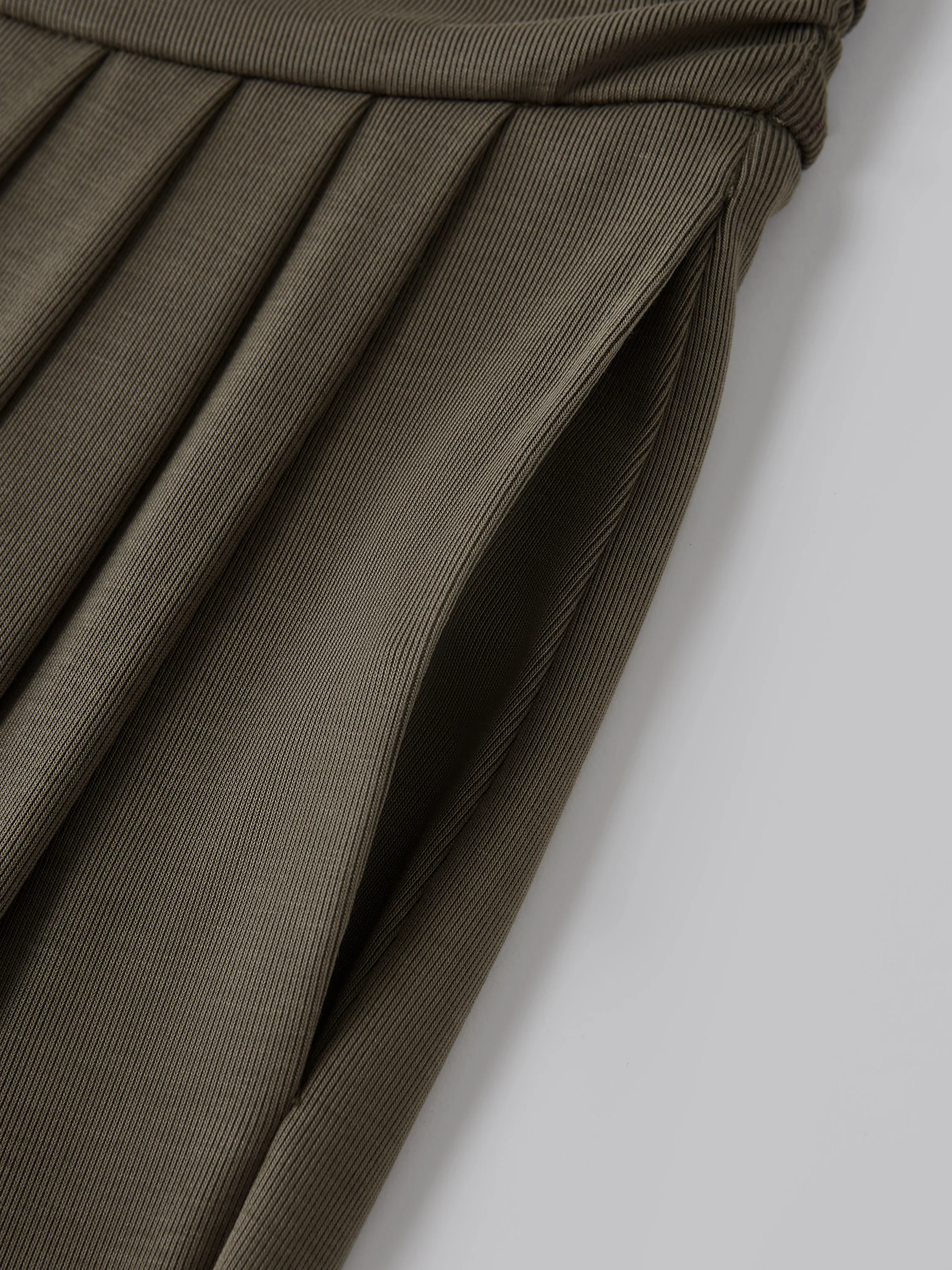 Sandwashed Super Flowy Tucked Palazzo Pant with Pockets - Image 12
