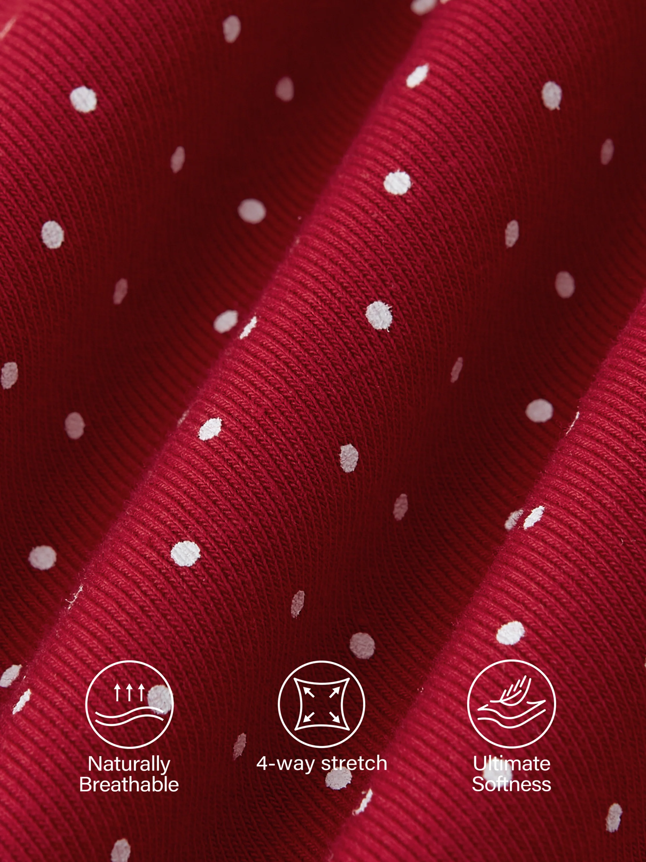 Stretch Cotton Polka Dot A-Line Flare Skirt Limited Edition - Image 9