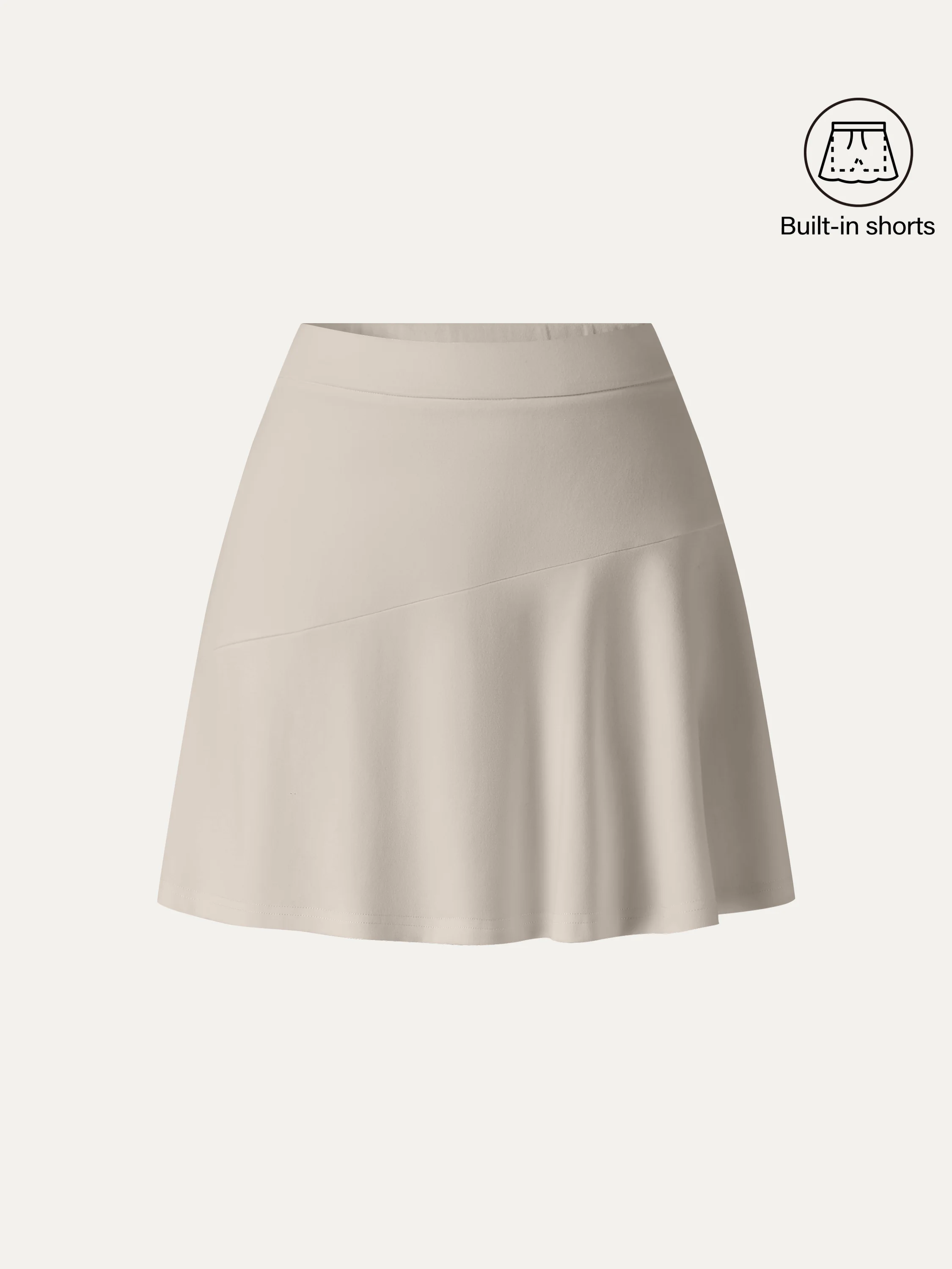 Stretch Ponte Mid Rise Pull-on Skirt - Image 10