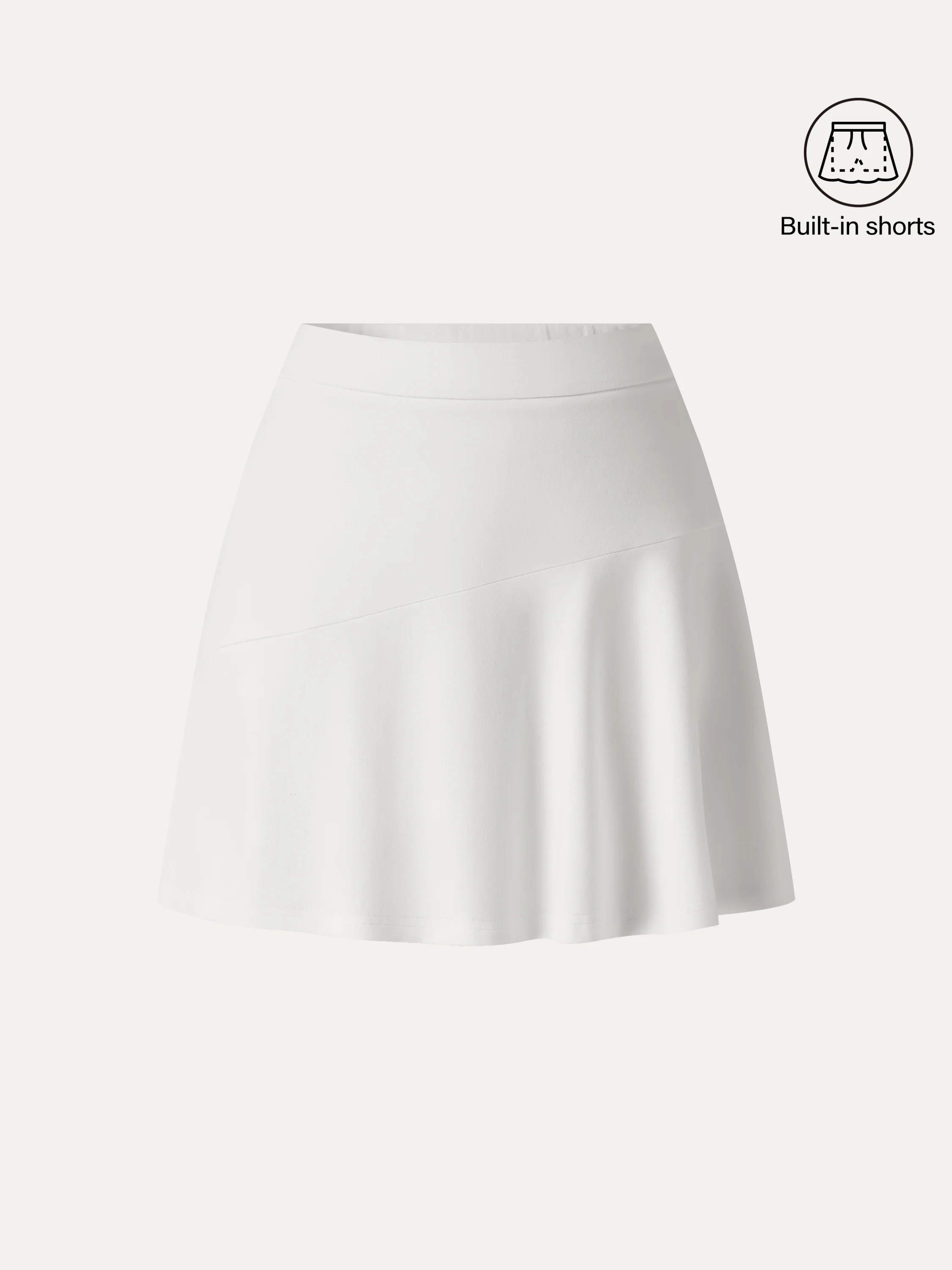 Stretch Ponte Mid Rise Pull-on Skirt - Image 8