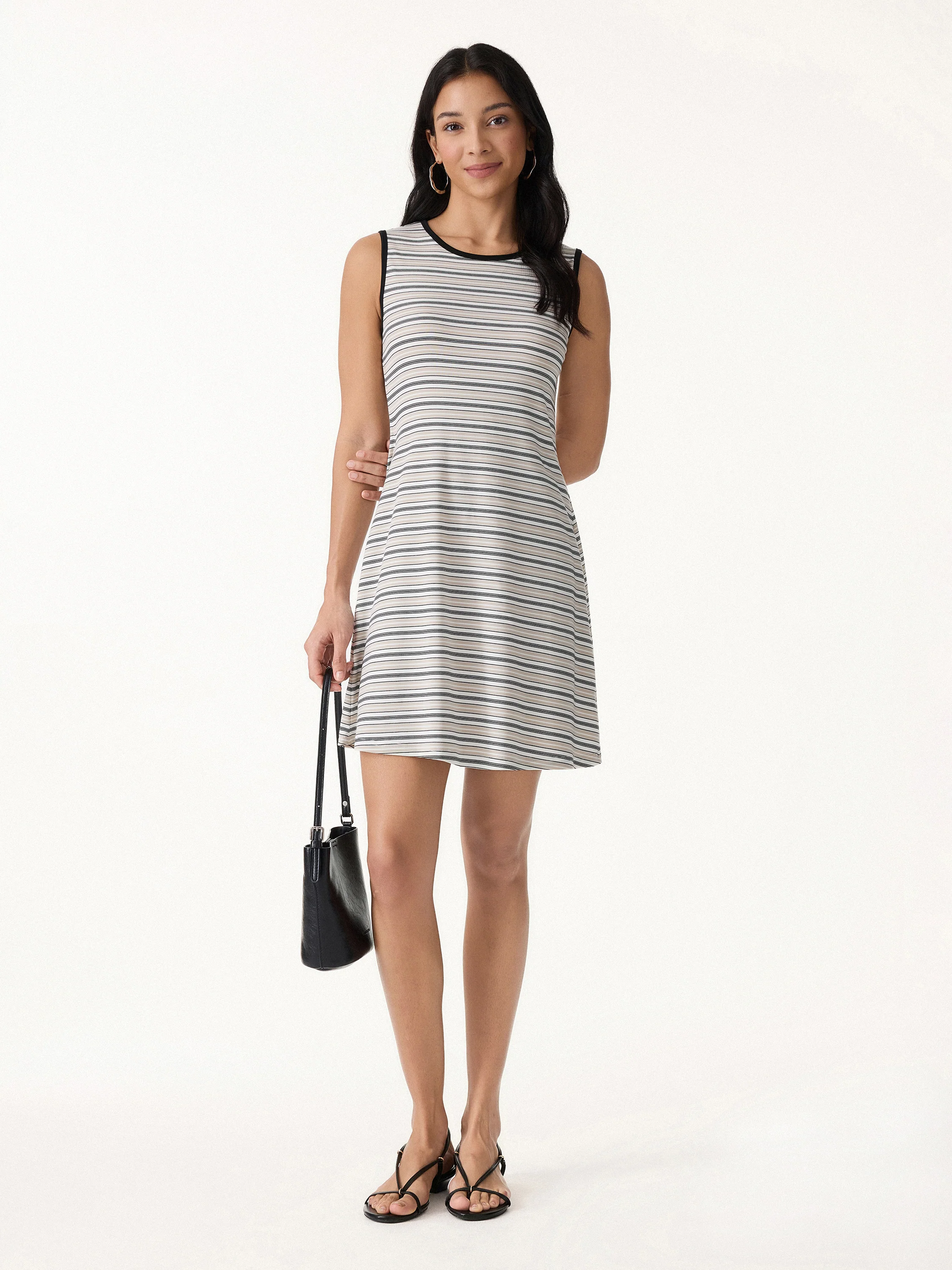 Striped Easy Mini Bra Dress