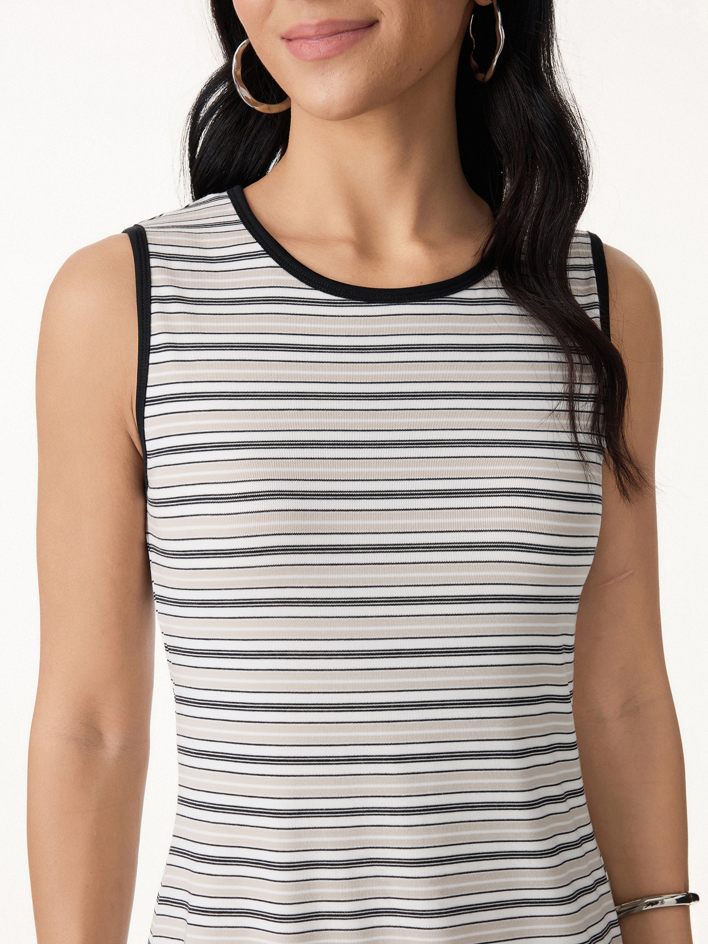Striped Easy Mini Bra Dress - Image 3