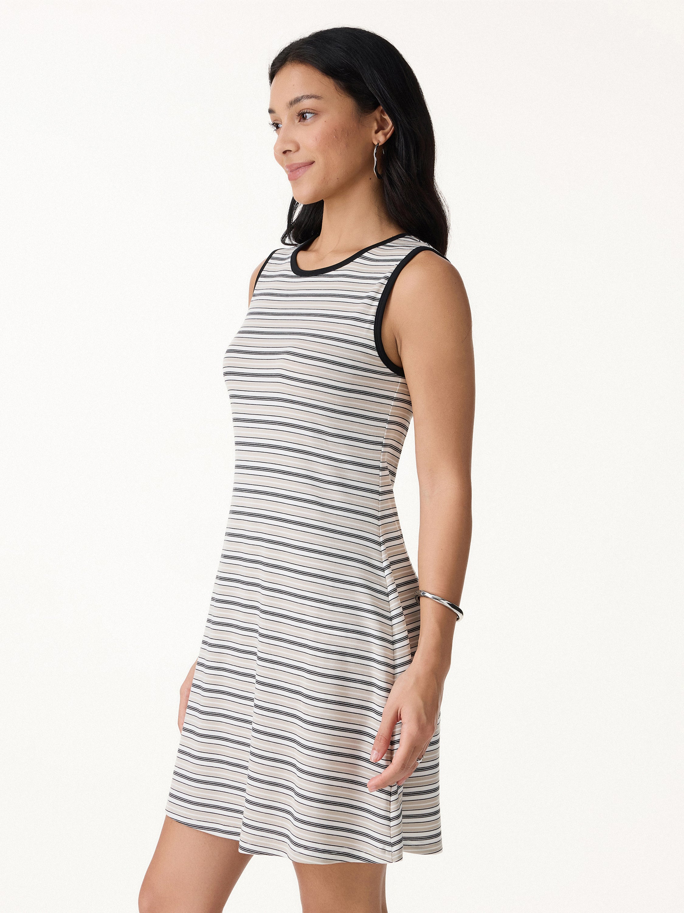 Striped Easy Mini Bra Dress - Image 4