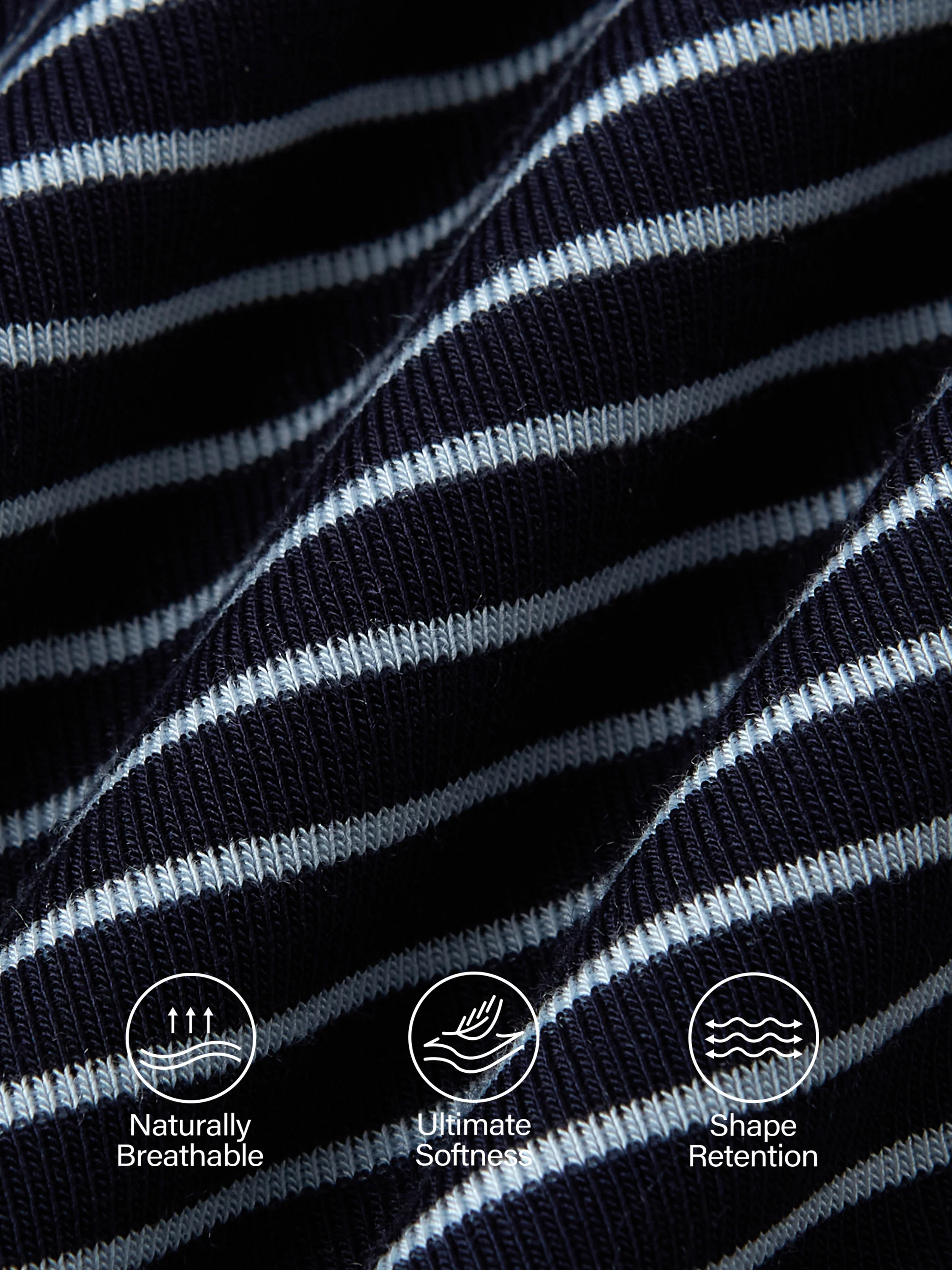 Striped Relaxed Midi Dress with Self-Tie - Image 10
